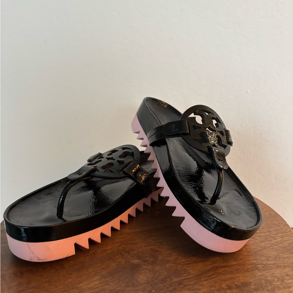 Tory Butch Miller Lug Patent Leather